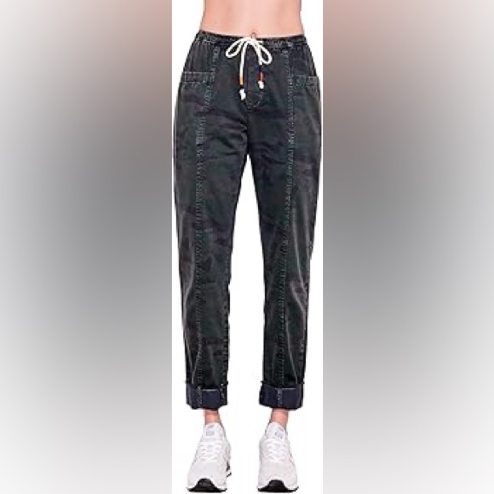 SUNDRY CAMO Utility Trouser - Charcoal